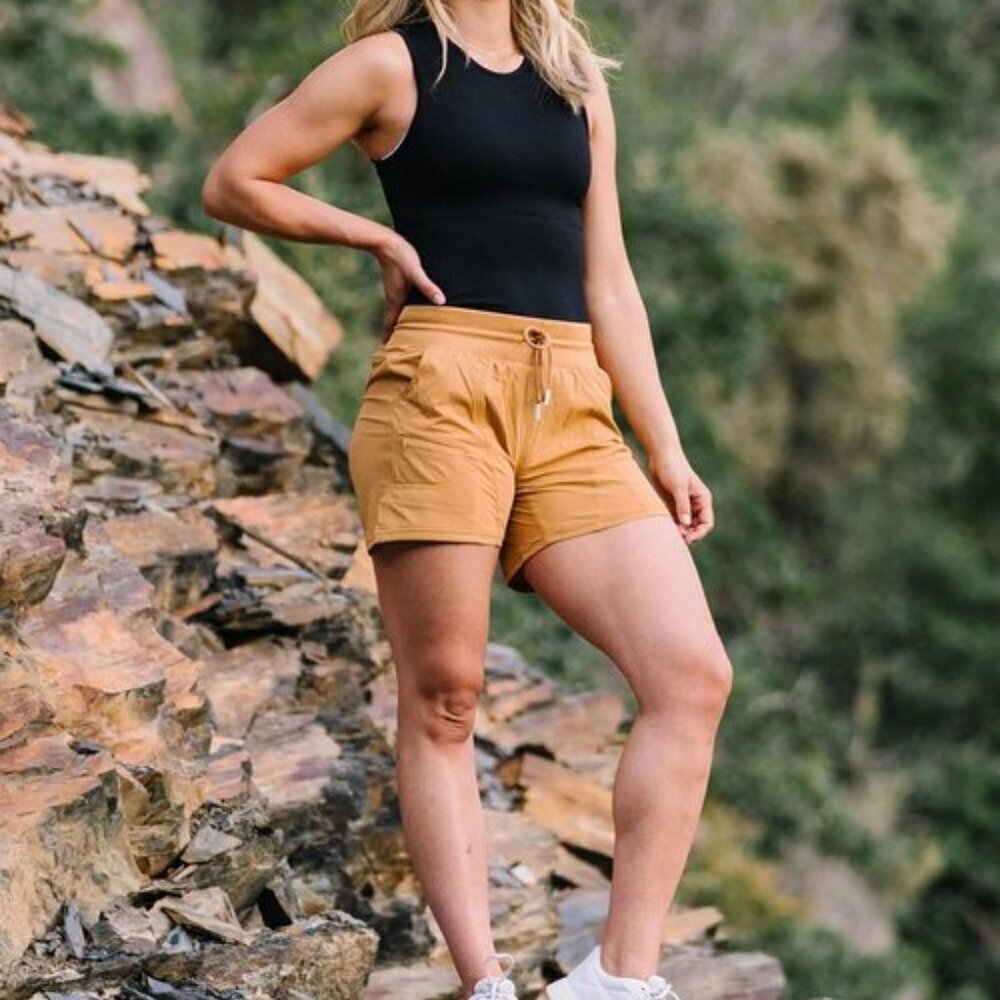 ZYIA | Active Canyon Short Dark Khaki | Sz. S